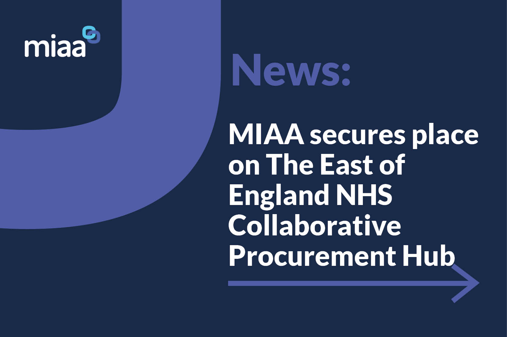 MIAA secures place on The East of England NHS Collaborative Procurement Hub