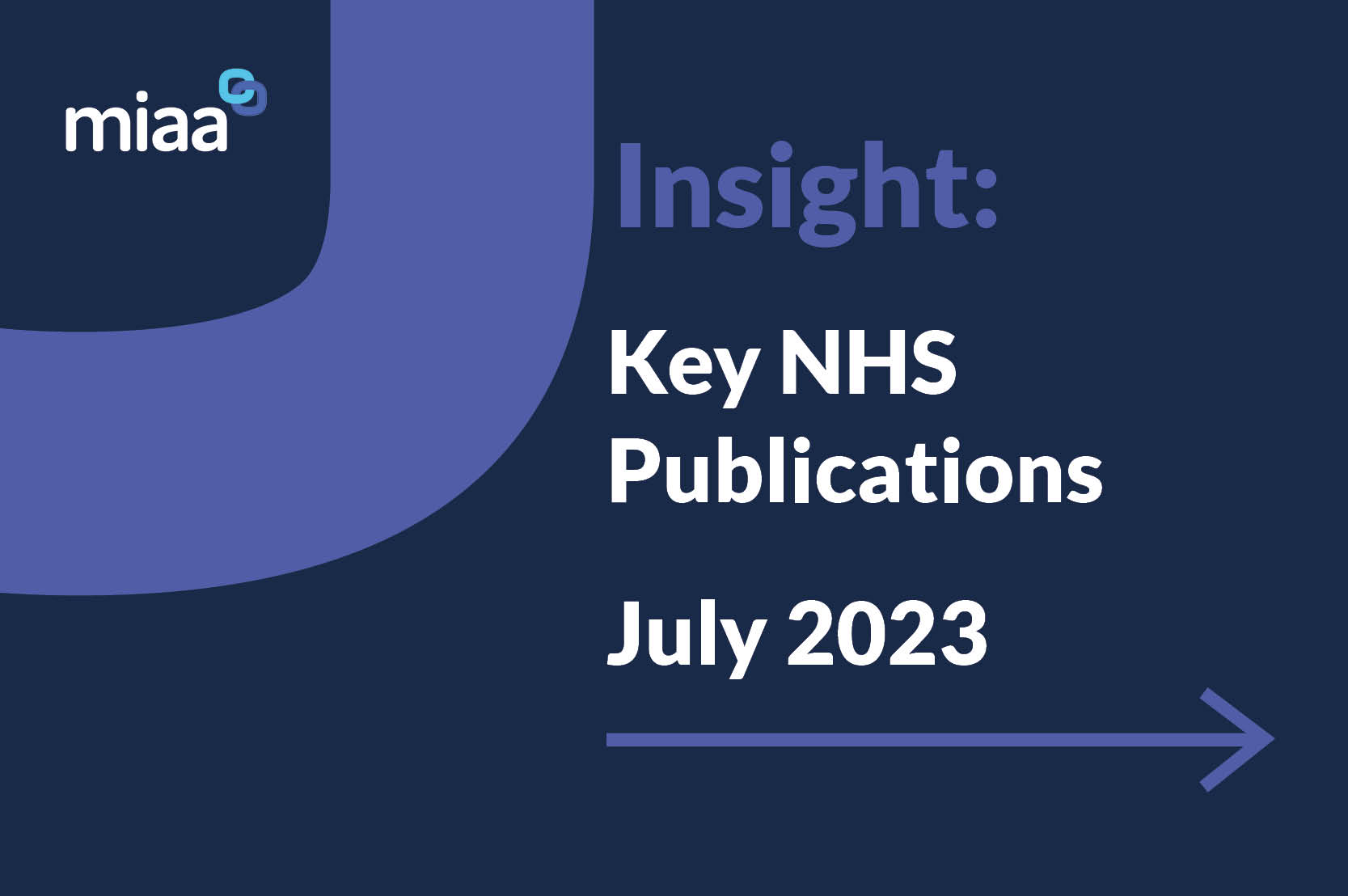 NHS Key Publications - July 2023