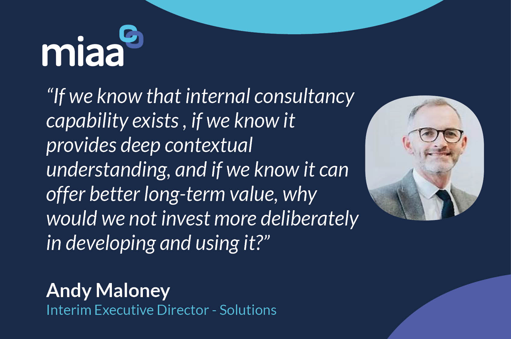 Andy Maloney Blog: The NHS needs more NHS-led consultancy