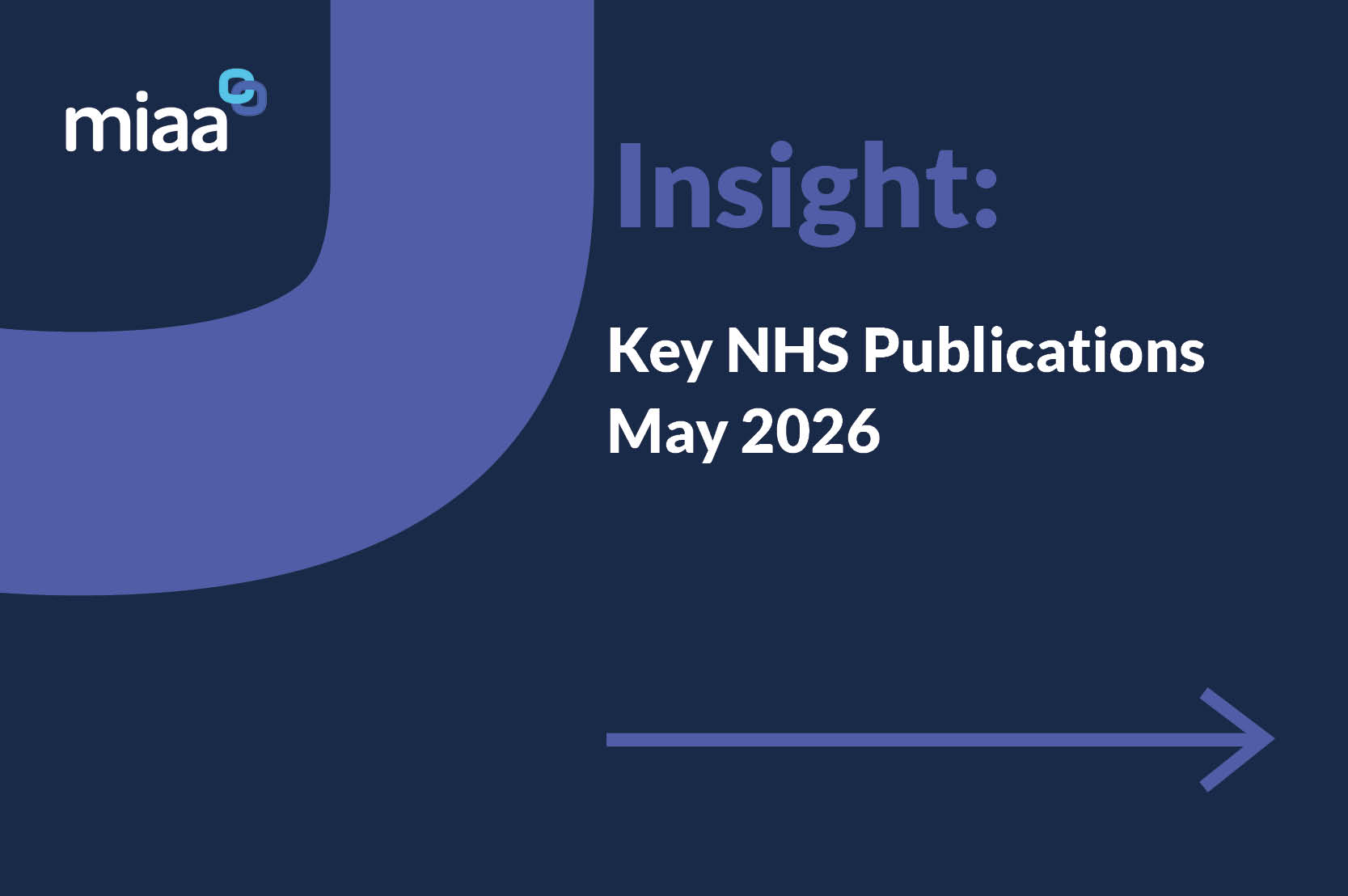 Key NHS Publications - May