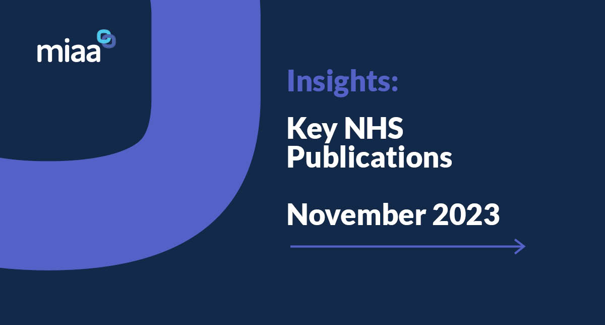 Key NHS Publications - November 2023