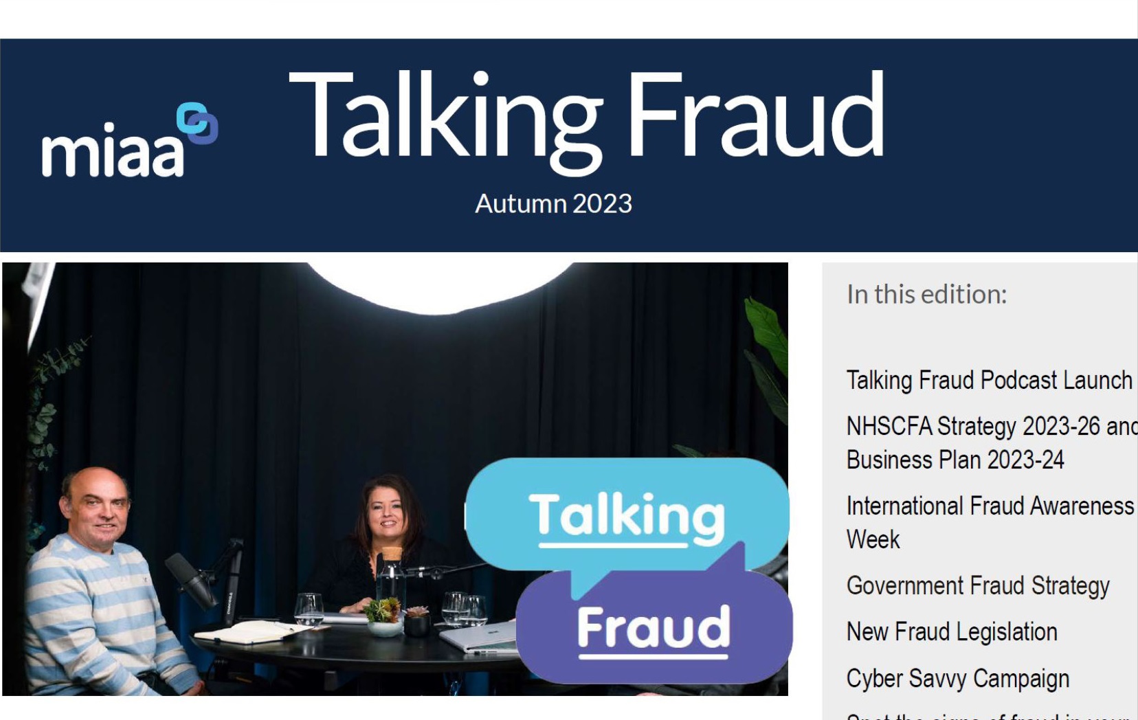 Talking Fraud News Autumn 2023