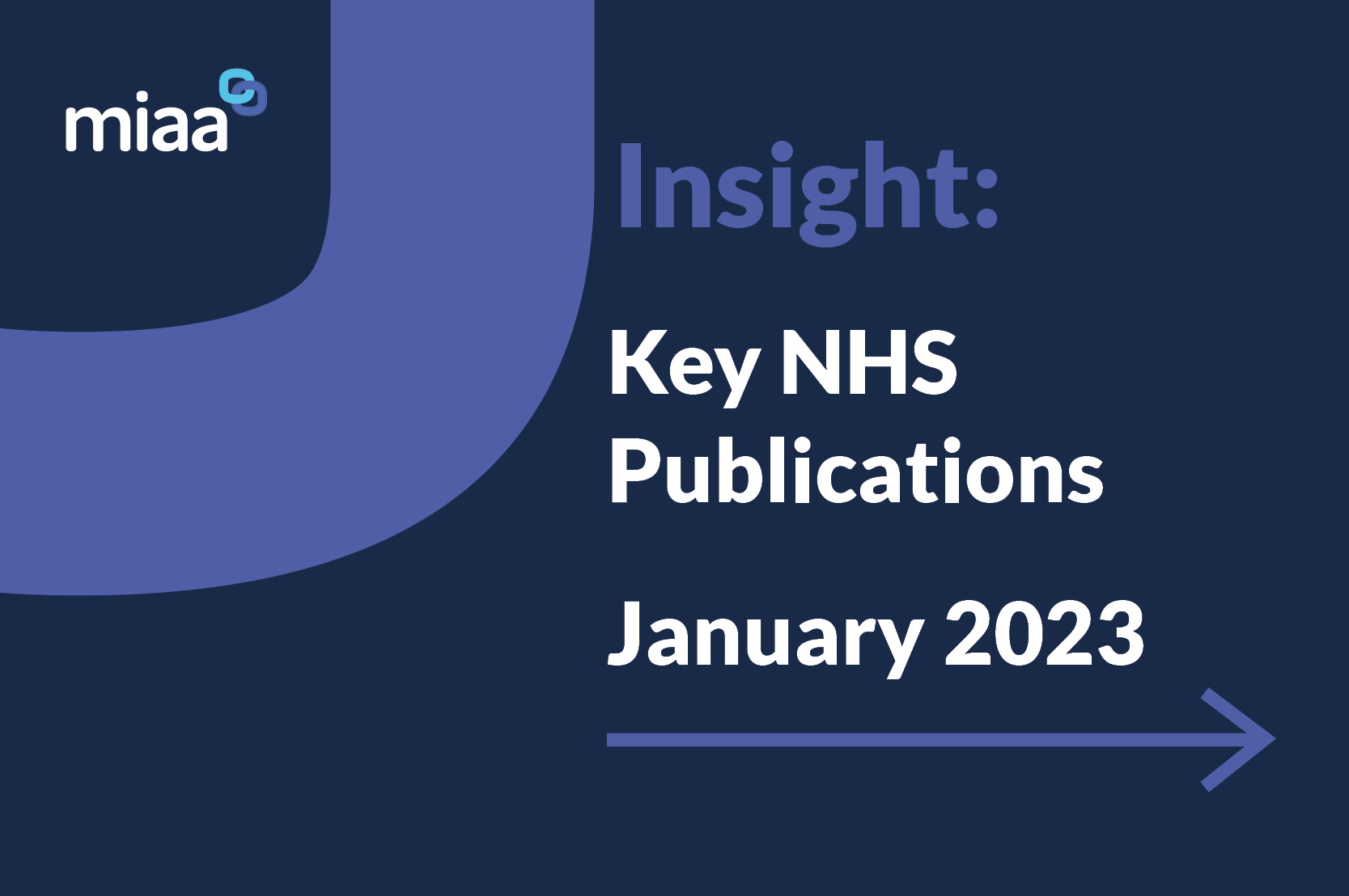 Key NHS Publications – January 2023