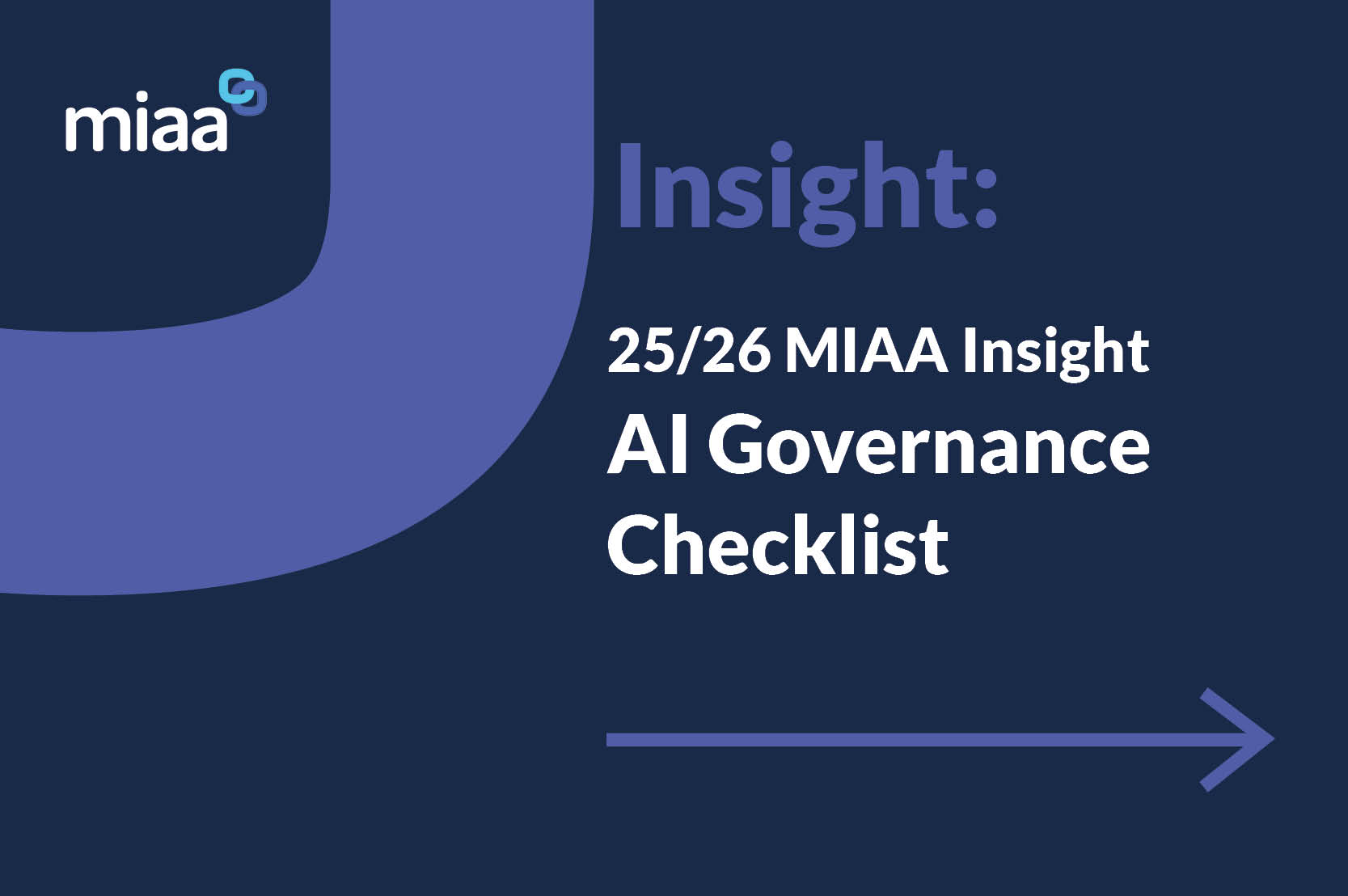 25/26 MIAA Insight - AI Governance Checklist
